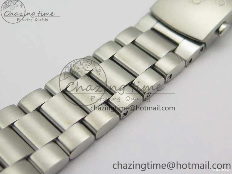 0424 FastDry Planet Ocean Master Chrono SS OM 1:1 Best Edition Black Dial On SS Bracelet A9900 V 8112